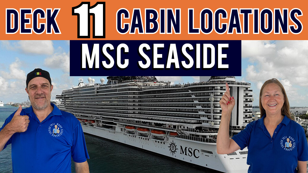 MSC Seaside Cabin Deck 11 | Tall Man's Cruise Adventures