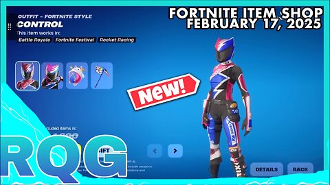 “NEW” CONTROL BUNDLE IS HERE! FORTNITE ITEM SHOP (February 17, 2025)