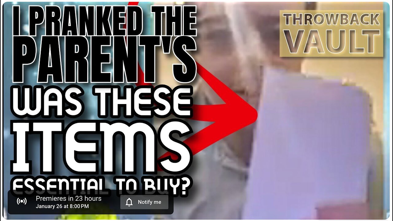 I Pranked The Parent's (Was Those Purchase's Essential?) - Throwback