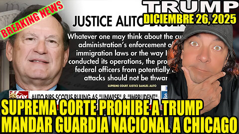 BREAKING! LA SUPREMA CORTE LE PROHIBE A TRUMP MANDAR A LA GUARDIA NACIONAL A CHICAGO