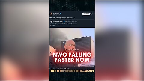 New World Order Falling Faster Than Building 7 - Alex Jones on X