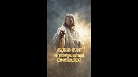 Isaiah 61:7 | Shame to Double Blessing #restoration #jesus #breakthrough #dailybibleinspiration