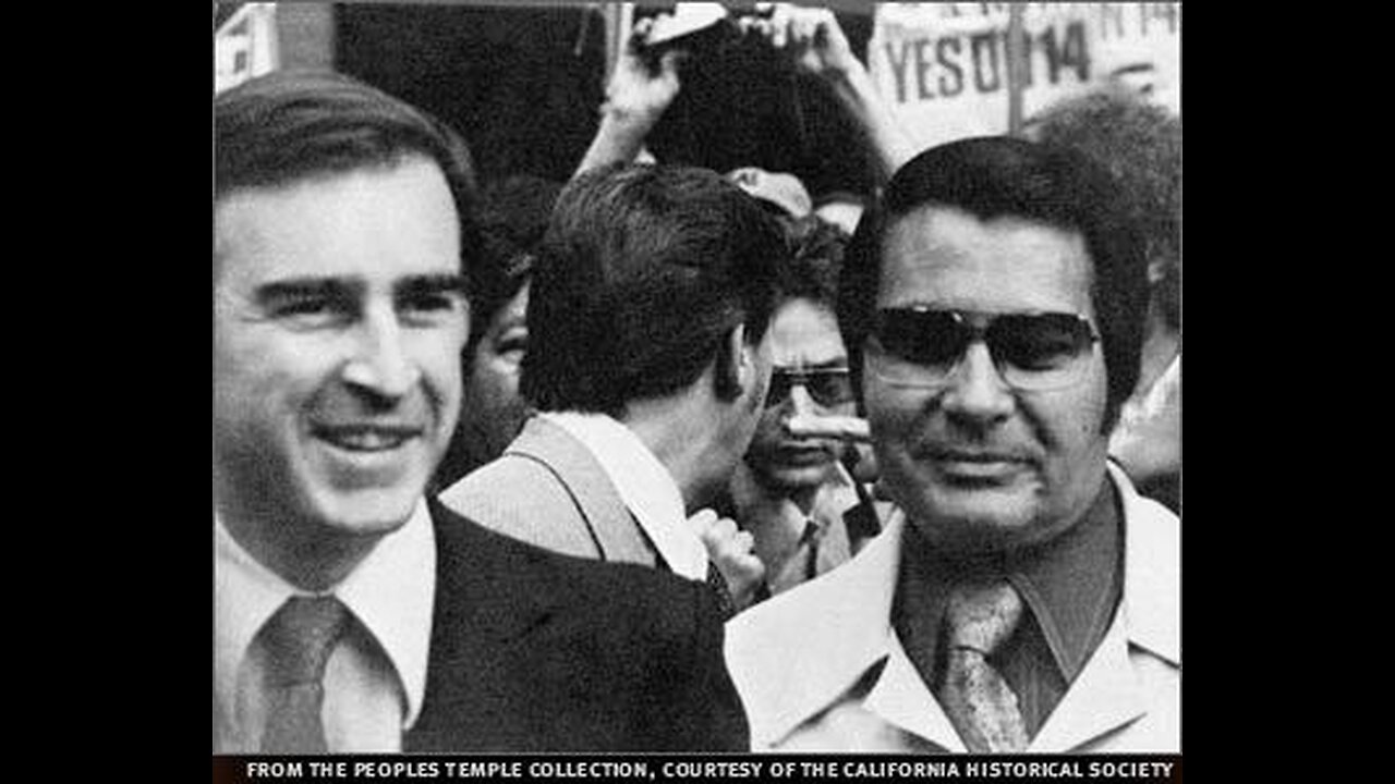 Jim Jones was supported by Governors Ronald Reagan & Jerry Brown