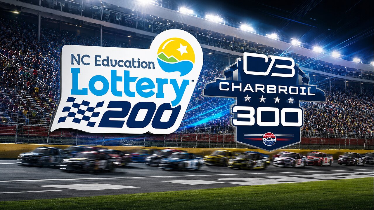 🏁(RAIN DELAY) DOUBLE HEADER RACING: North Carolina Education Lottery 200 (TRUCKS) + (NOAP) Charbroil 300 / NASCAR CUP PRACTICE AN QUALS / FORZA HORIZON 6 AFTER RACES TONIGHT 🏁(RIP KFB#8)🖤