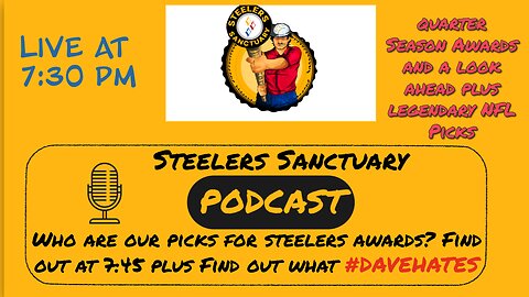 Steelers Sanctuary Live at 7:30