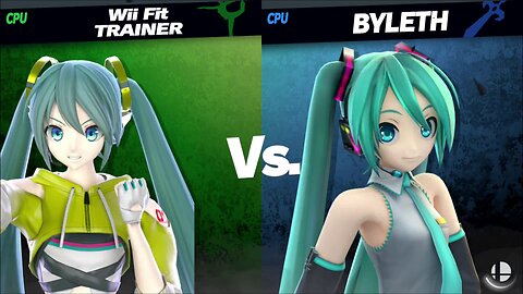 Fitness Miku vs Byleth Miku [Chaos Kid SSBU Member Request] -By Shuli-Ferret/Sckiredzu