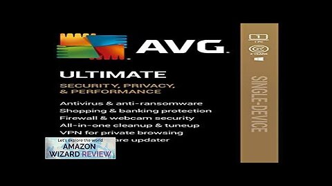 AVG Ultimate 2024 Antivirus+Cleaner+VPN 1 PC 2 Year Subscription Download Review