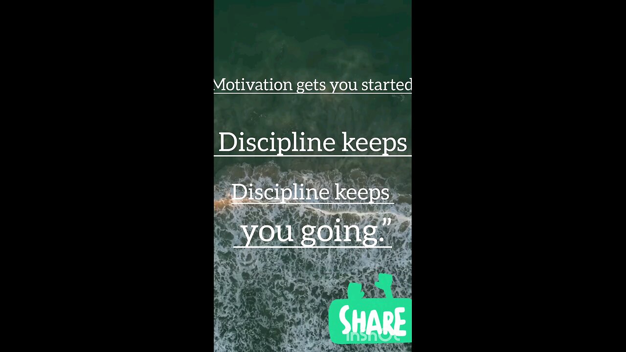 "Discipline Over Motivation"
