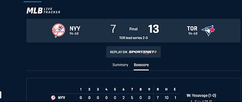 MLB TALK - Jays Take The First 2 of ALDS