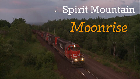 Canadian National Railway - Spirit Mountain Moonrise (2018)