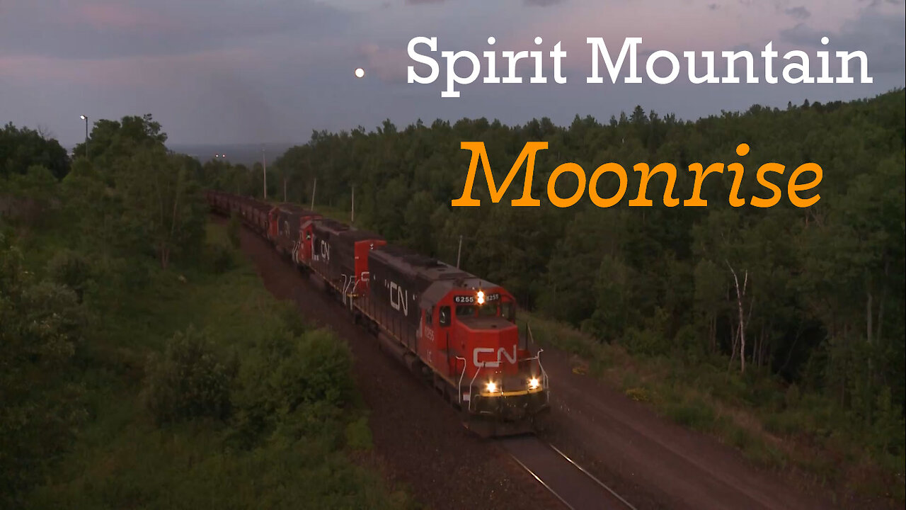 Canadian National Railway - Spirit Mountain Moonrise (2018)