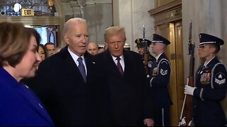 Trump Arrives At The Capitol Building For His Inauguration Address