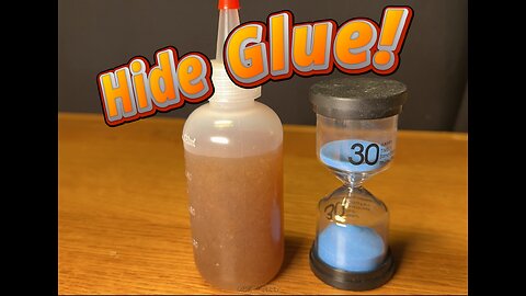 Hot hide glue - how to make