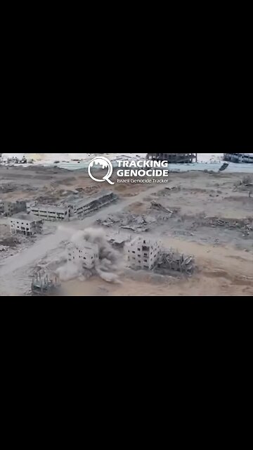 Záběry probíhajících demoličních prací v Gaze před zahájením prodejů parcel!