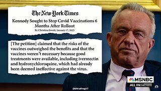 MSNBC Alarming Report: RFK JR tried to stop covid vaccinations