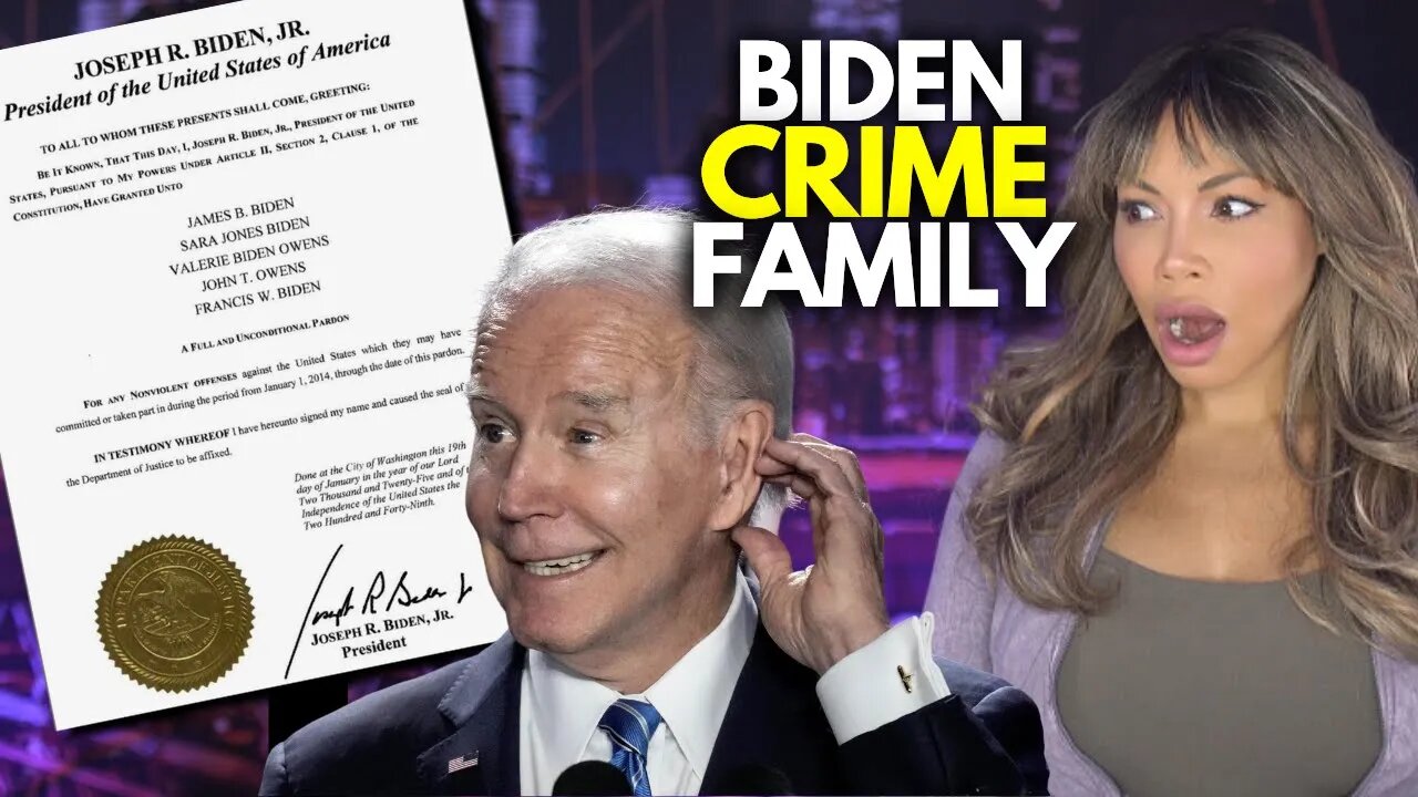 Joe Biden Pardons His ENTIRE Family After Claiming It Would Ruin Democracy if Trump Did It