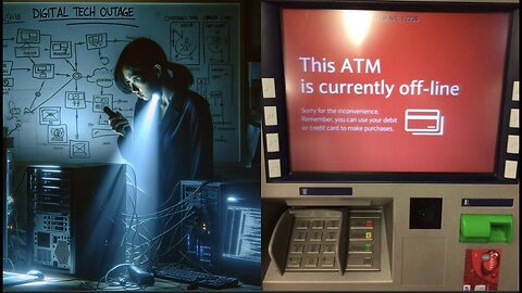 WARNING! Worldwide TECH CHAOS happening right now is a test run! Banks, 911, Hospitals all offline!