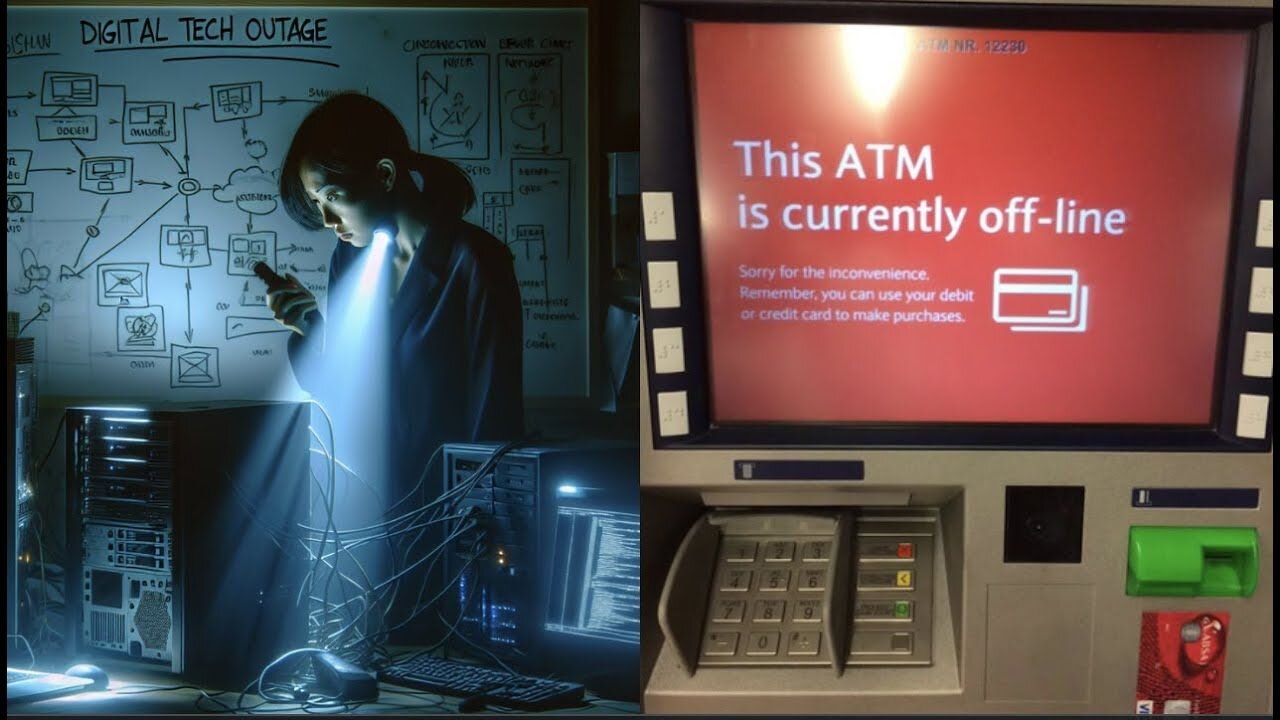 WARNING! Worldwide TECH CHAOS happening right now is a test run! Banks, 911, Hospitals all offline!