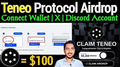 Teneo Protocol Airdrop Full Guide Connect Wallet/ X/ Discord | Teneo DePin Airdrop Like Grass