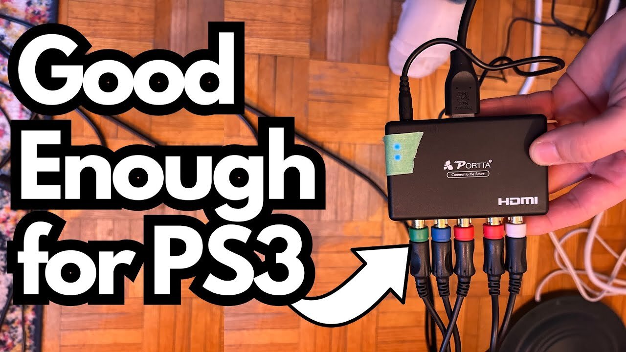 Works perfectly for PS3 so far - PORTTA Component to HDMI Converter