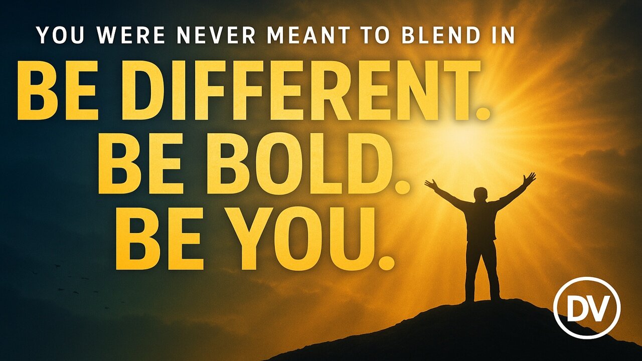 🔥 Be Different. Be Bold. Be You — The Message God Put in Your Heart! 🙌