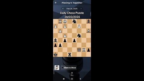 Daily Chess Puzzle 26/02/2025