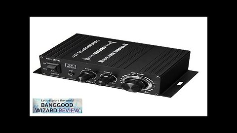 AUTSOME 12V 40Wx2 Power Amplifier 2.0 Channel 90DB Car Small Power Amplifier Review