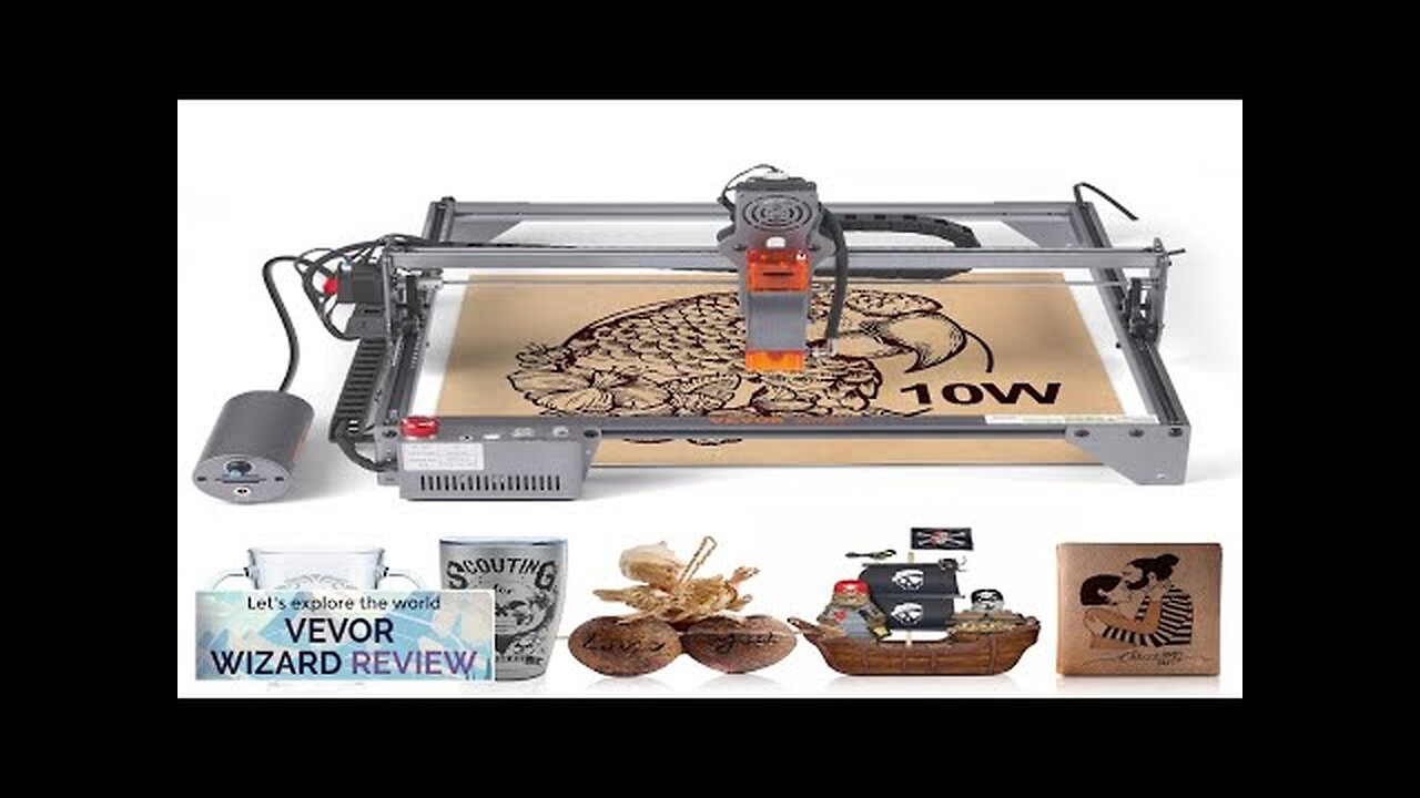 VEVOR Laser Engraver 10W Output Laser Engraving Machine 15.7" x 15.7" Large Review