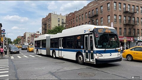NYC MTA Q17 Articulated Bus NewFlyer XD60