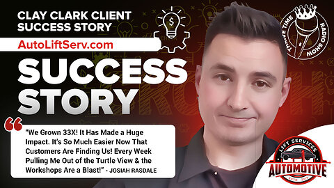 Clay Clark Client Testimonial | “We Grown 33X! It Has Made a Huge Impact. It’s So Much Easier Now That Customers Are Finding Us! Every Week Pulling Me Out of the Turtle View & the Workshops Are a Blast!” - Josiah Rasdale