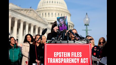 Breaking conference with 11 Epstein survivors and Rep Marjorie Greene , Thomas Massie