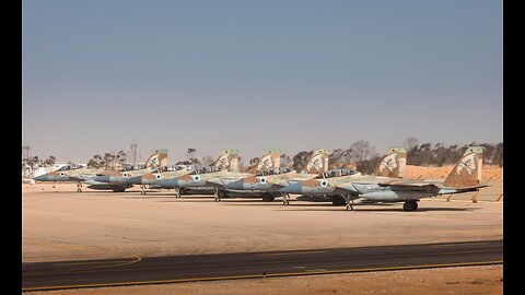 Footage of IAF fighter jets taking off for the strikes on Houthi military targets in