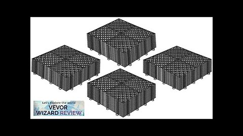 VEVOR Tiles Interlocking 50 PCS Black Drainage Tiles 12x12x0.5 Inches Deck Tiles Review