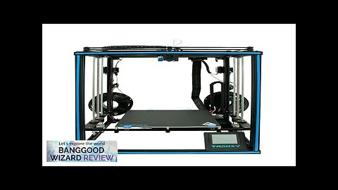 EU/US Direct TRONXY® X5SA-2E Dual Colors 3D Printer Kit CoreXY with Dual Titan Review