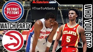 Detroit Pistons vs Atlanta Hawks | Live Play by Play | Reaction Watch Party | NBA 2024 Game 🏀🔥