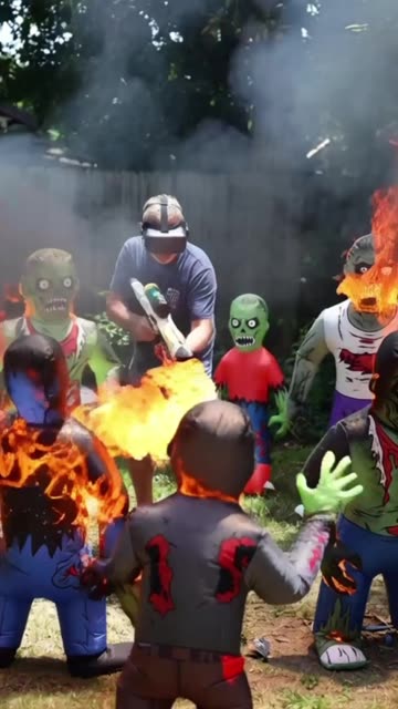 Those Garden Gnomes Didn't Have A Chance #trynottolaugh