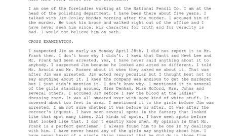 MISS MARY PIRK, Sworn In For The Defendant, 62nd To Testify