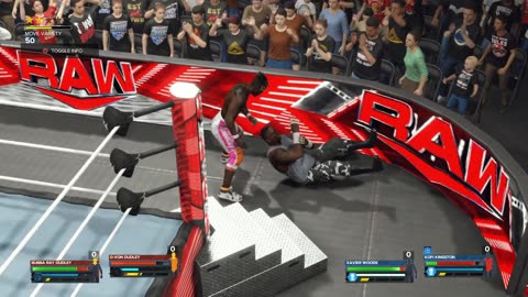 D Von Dudley and Bubba Ray VS Kofi Kingston and Xavier Woods Raw S 1 E 81