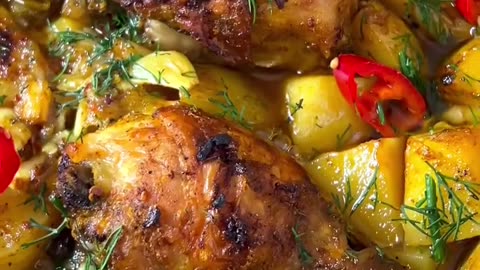 Lemon garlic chicken recipe 🍗🍗🍗🍗🐔🐔❤️