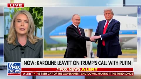 Press Sec Karoline Leavitt⚡President Trump's call with President Putin today