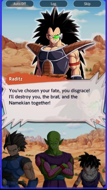 Dragon Ball Legends - Raditz in Story Mode Pt 1