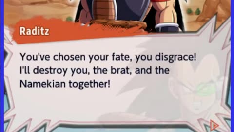 Dragon Ball Legends - Raditz in Story Mode Pt 1