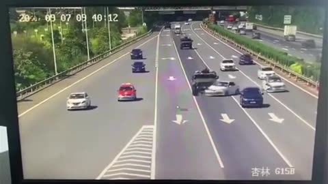 Armored truck crash