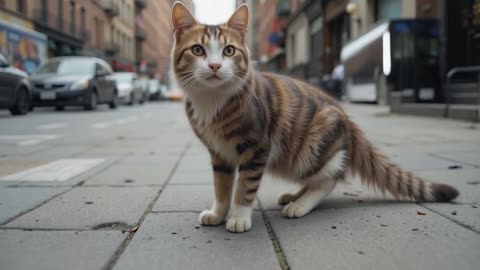 cat cute good video