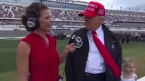 President Trump at Daytona 500.