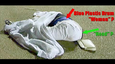 Nice Terror Attack - Blue Plastic Lady and Related "Victims"