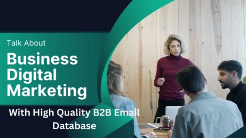 B2B Email Database | Verified Business Email List & Country Business Mailing List