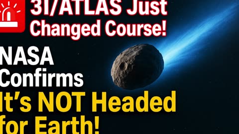 🚨3I/ATLAS Just Changed Course! NASA Confirms It’s NOT Headed for Earth!