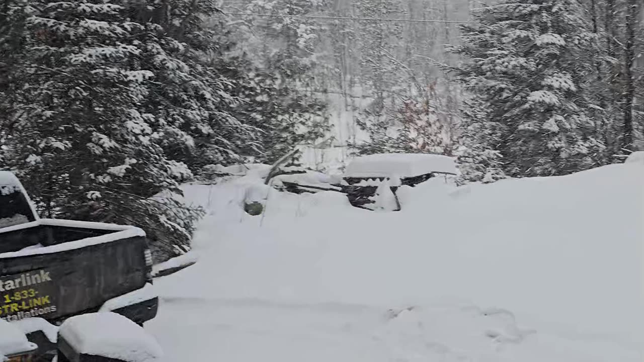 When Snow Turned My Camp Into A Winter Wonderland