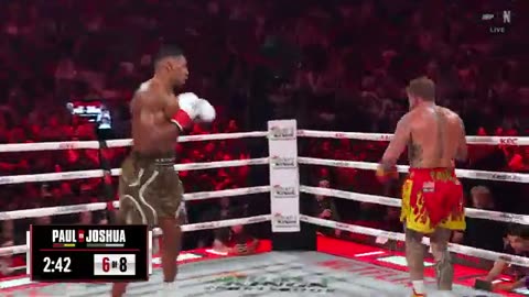 DOWN GOES PAUL! Anthony Joshua KNOCKS OUT Jake Paul (Round 6) - Full Highlights 🥊🔥